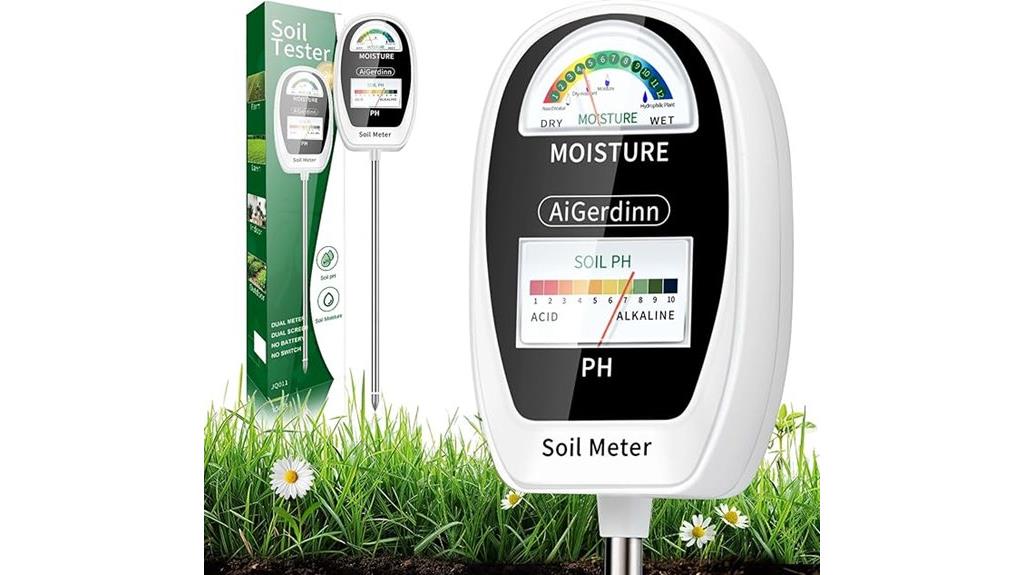 soil moisture and ph meter
