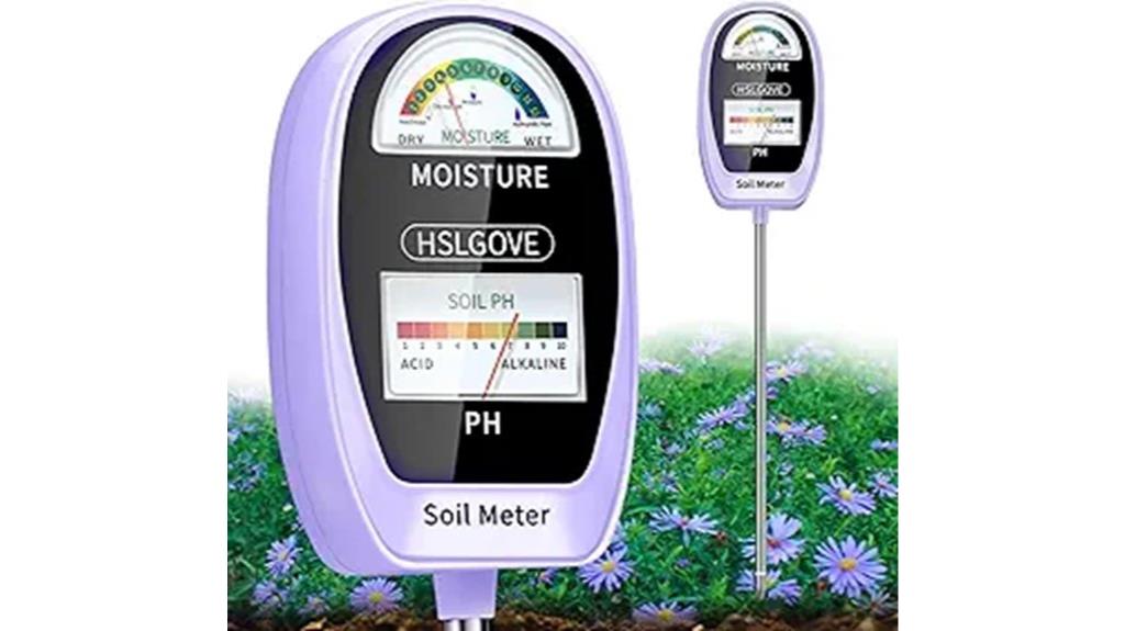 soil moisture and ph tester