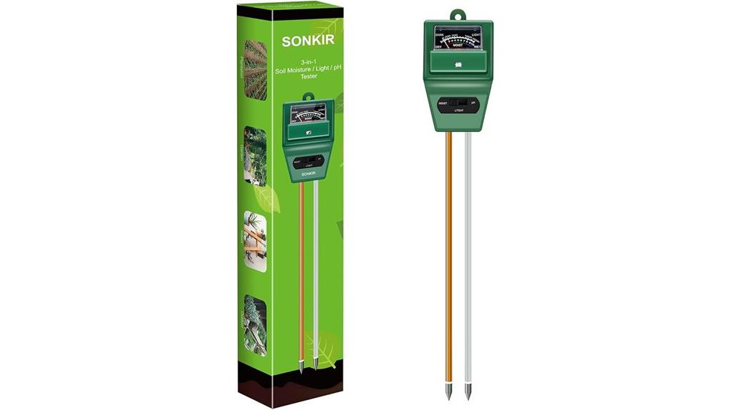 soil ph and moisture tester