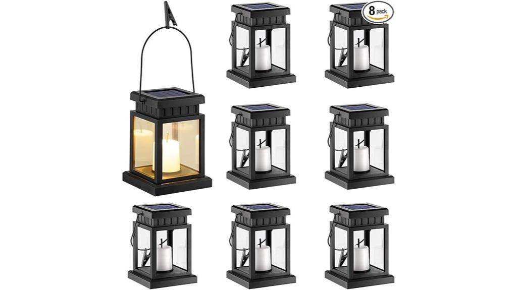 solar hanging lanterns pack
