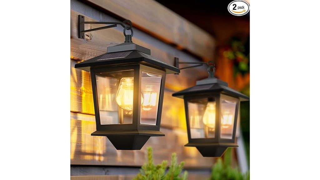 solar outdoor wall lanterns