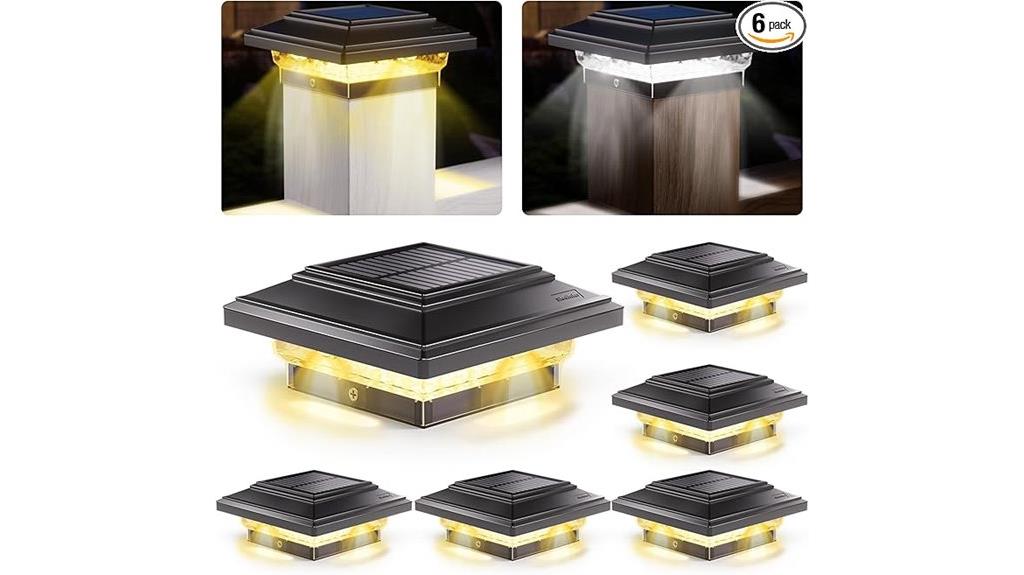 solar post lights pack