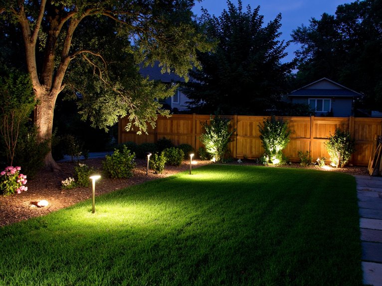 solar spotlights for outdoor illumination