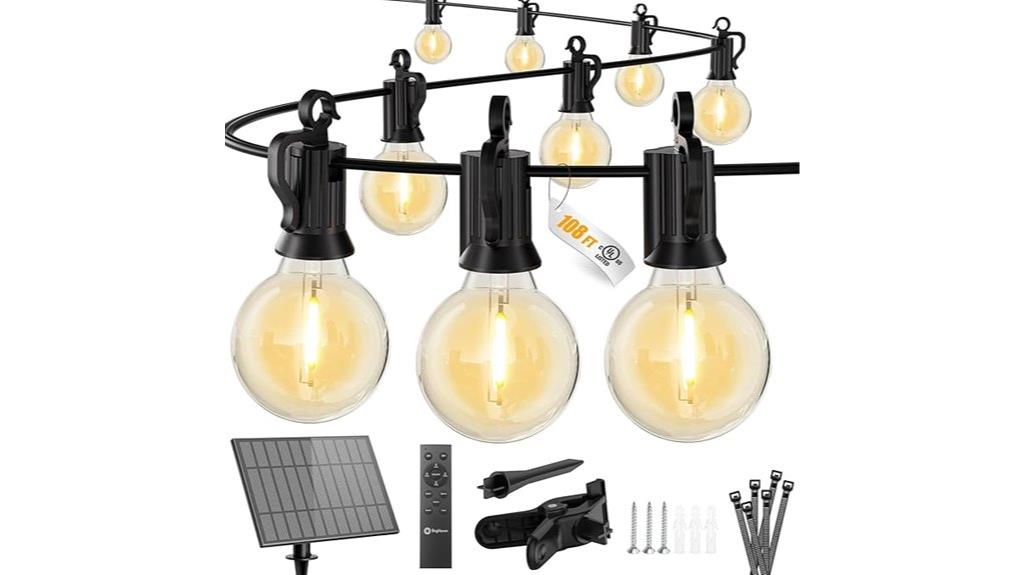 solar string lights outdoor