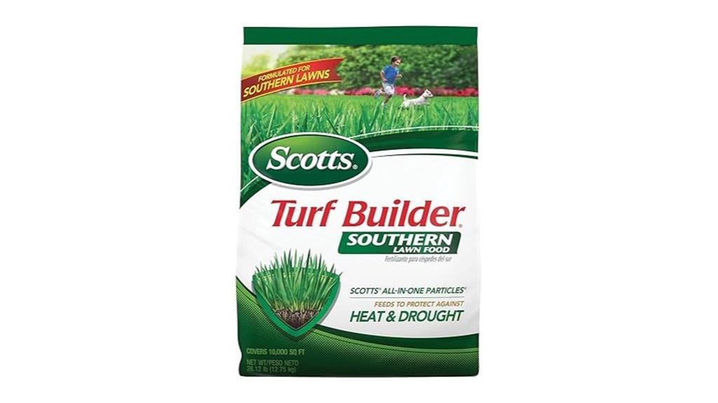 southern lawn fertilizer coverage