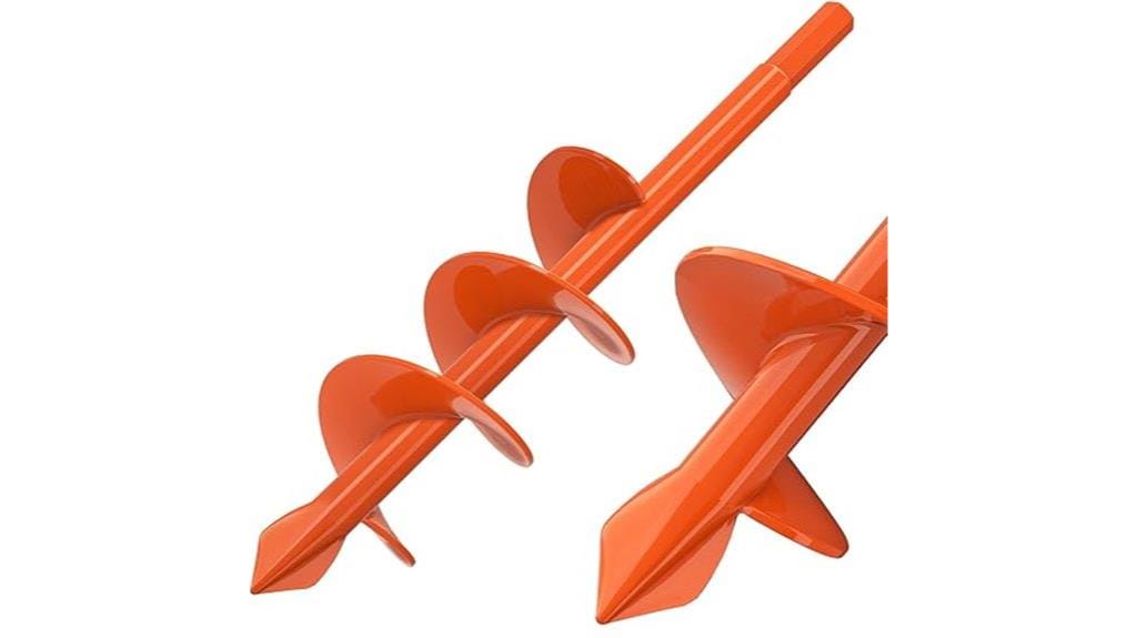 spiral auger drill bit