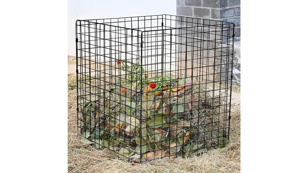 square garden wire compost