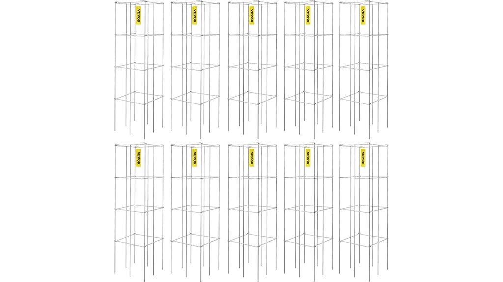 square plant support cages