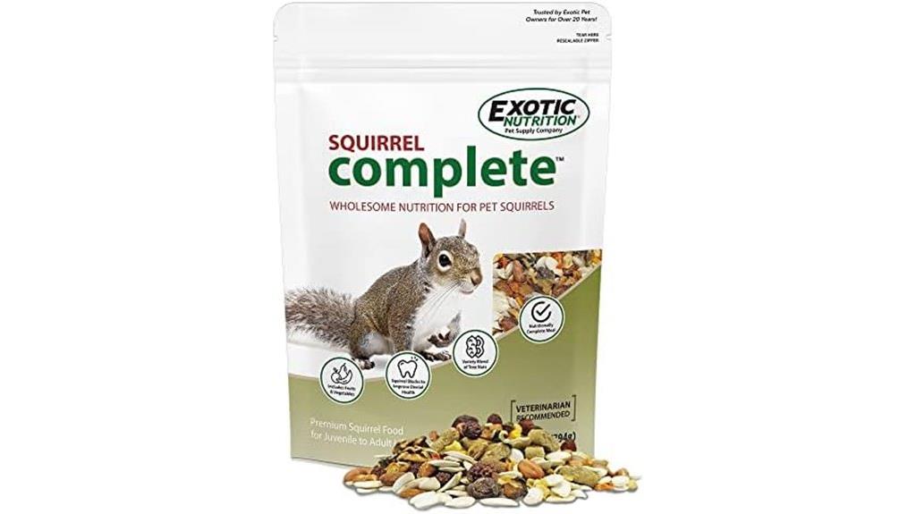squirrel natural food diet