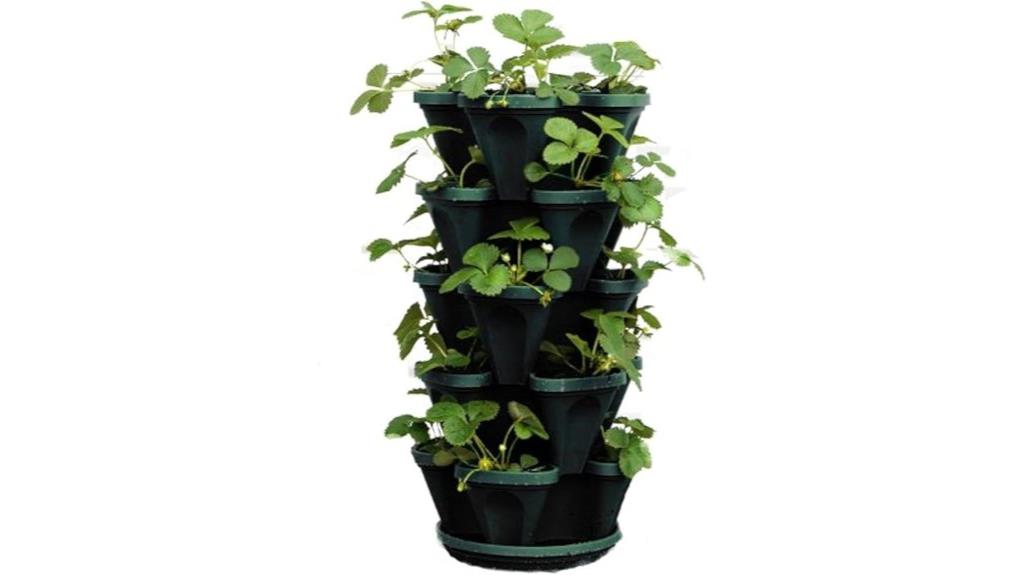 stackable vertical garden planter