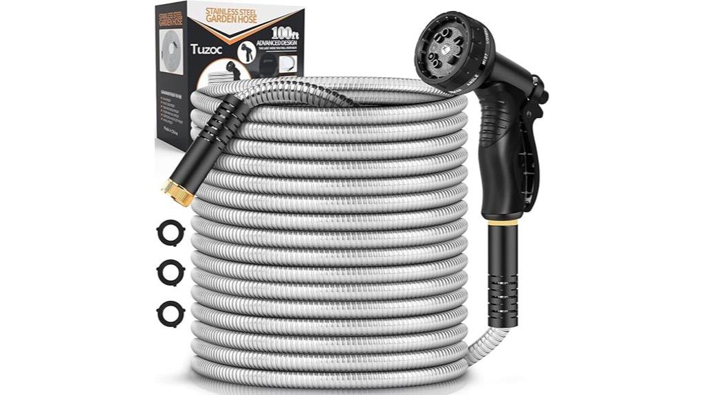 stainless steel garden hose