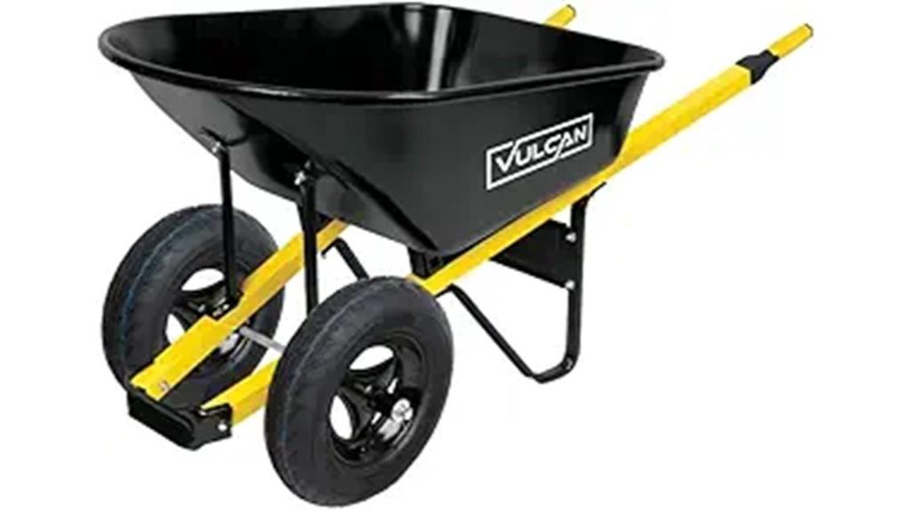 steel wheelbarrow with capacity