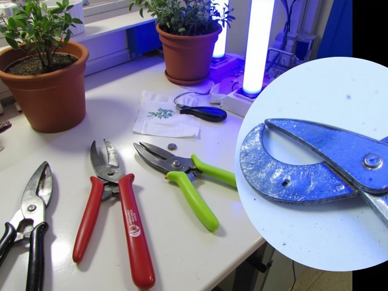 sterilize tools to prevent disease