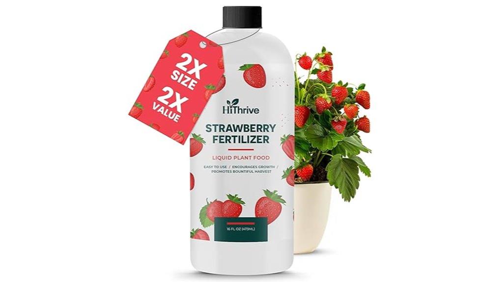 strawberry fertilizer makes gallons