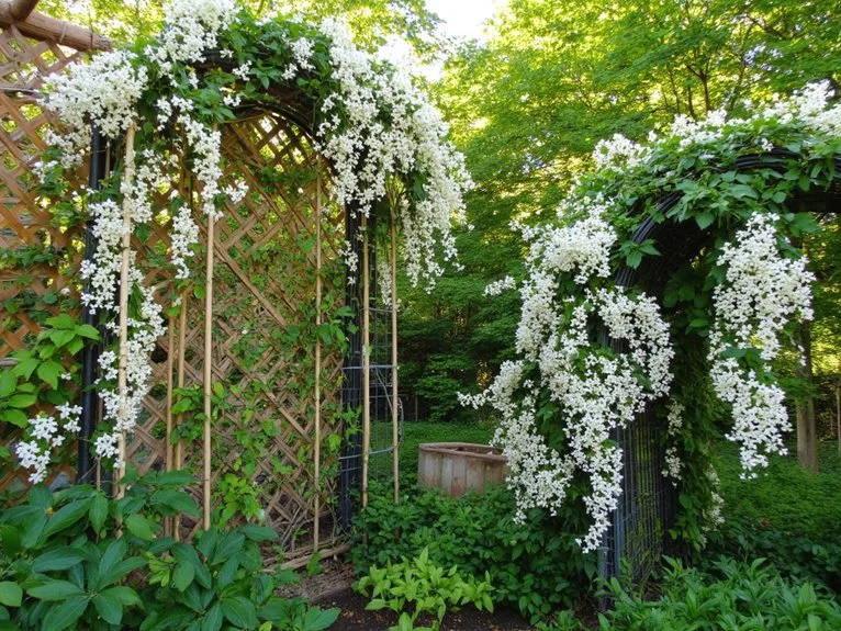 stunning jasmine garden trellises