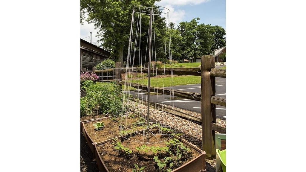sturdy metal vine tower