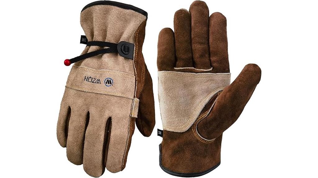 stylish leather work gloves