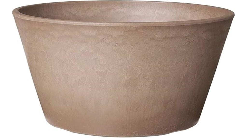 succulent bulb pan taupe