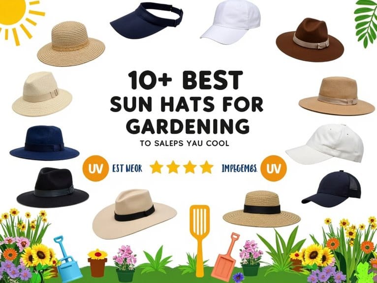 sun hats for gardening protection