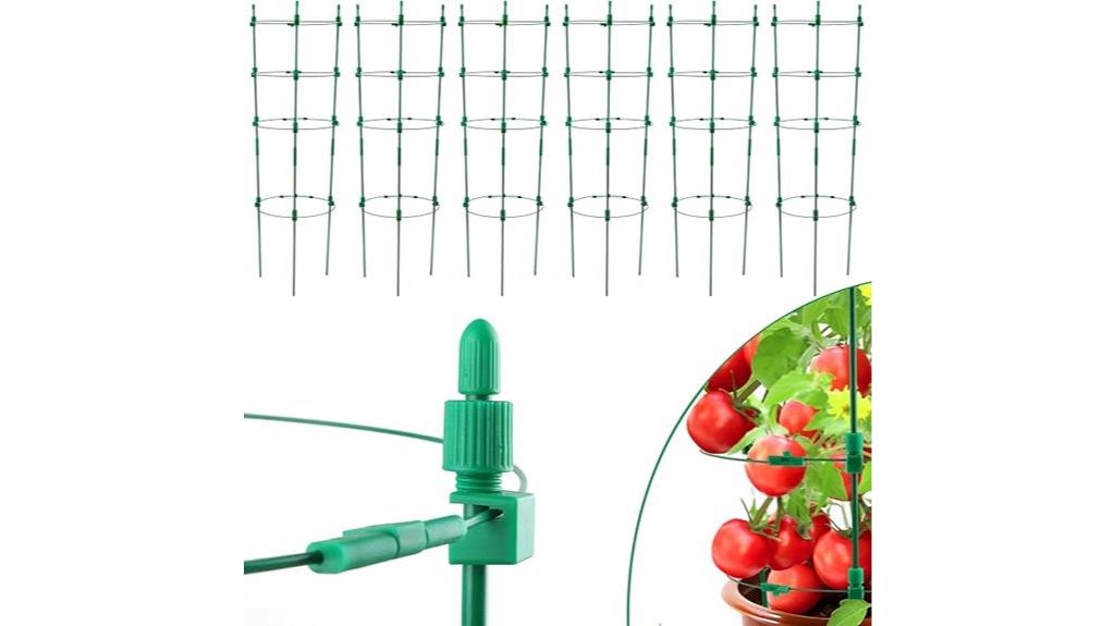 tall adjustable tomato cages