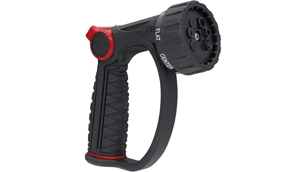 thumb control watering nozzle