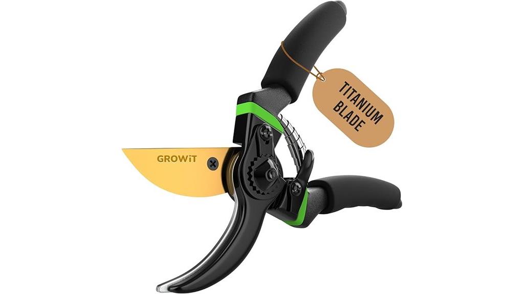 titanium coated japanese pruning shears