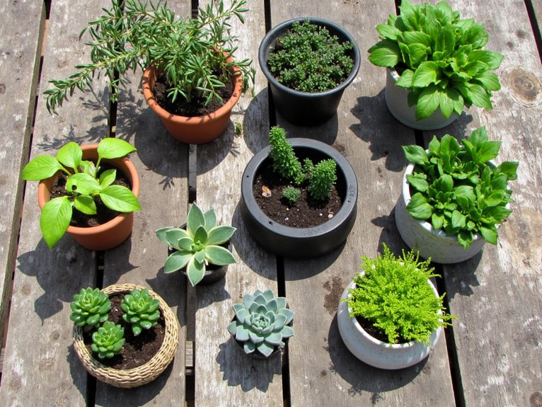 top containers for plants
