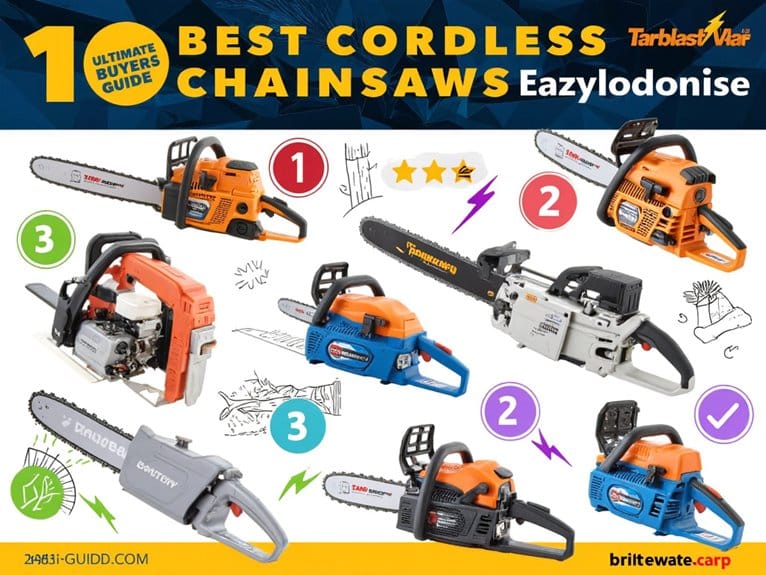 top cordless mini chainsaws