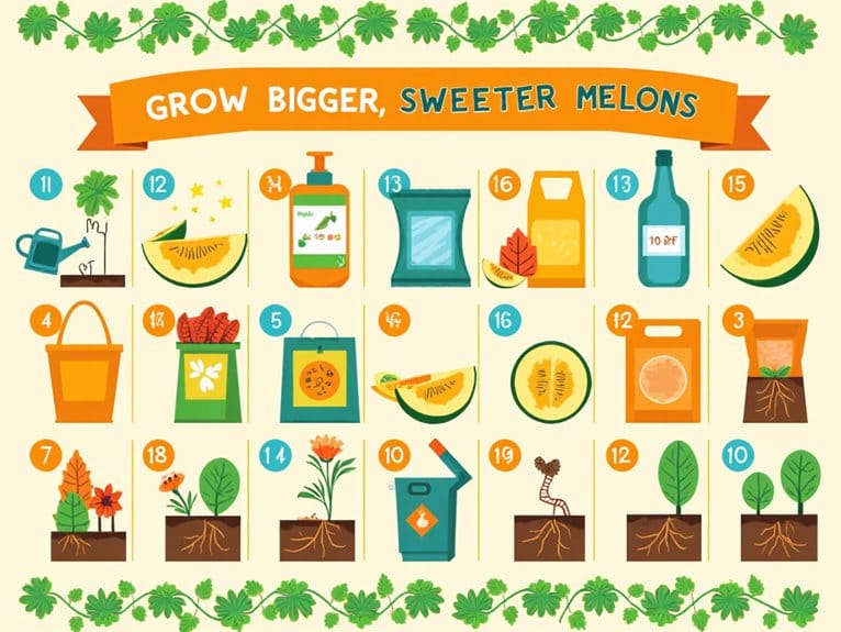 top fertilizers for cantaloupe