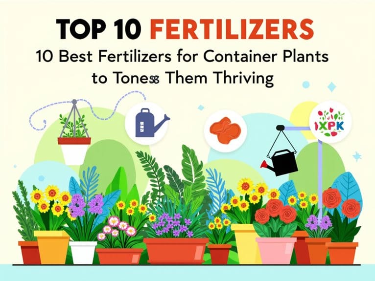 top fertilizers for containers