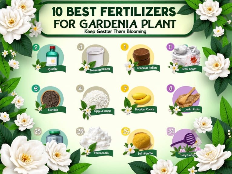 top fertilizers for gardenias