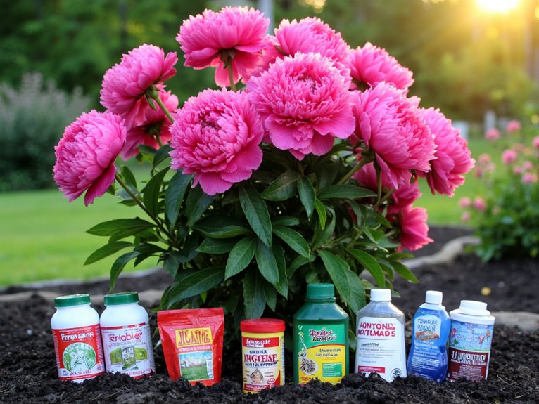 top fertilizers for peonies