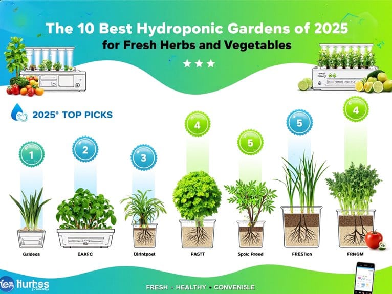 top hydroponic gardens 2025