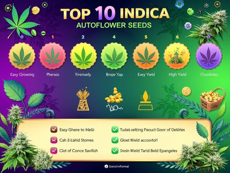 top indica autoflower seeds