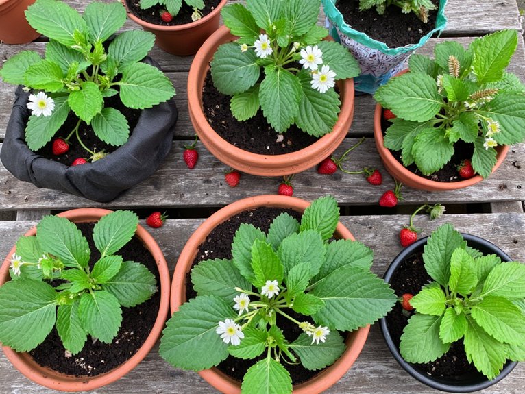 top pots for strawberries