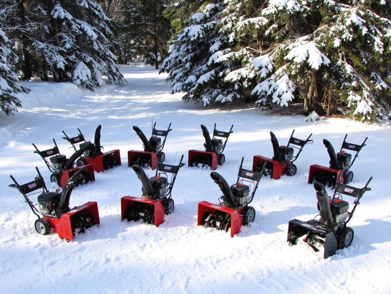 top rated gas snow blowers
