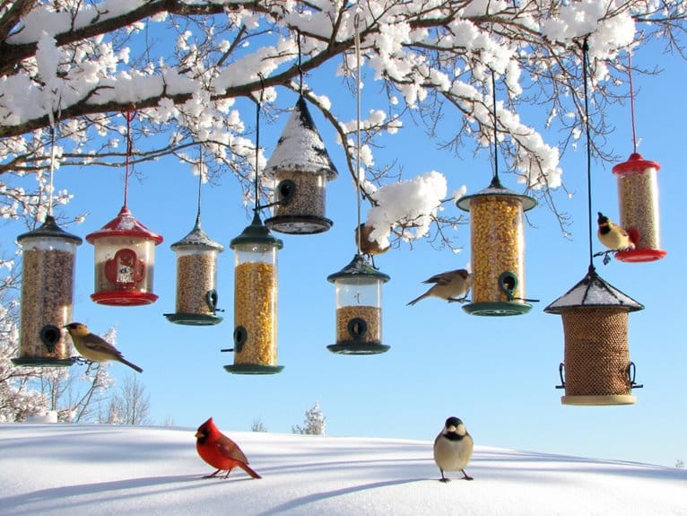 top winter bird foods