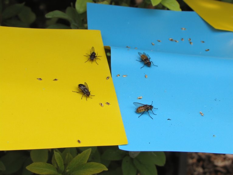 trap color affects pests