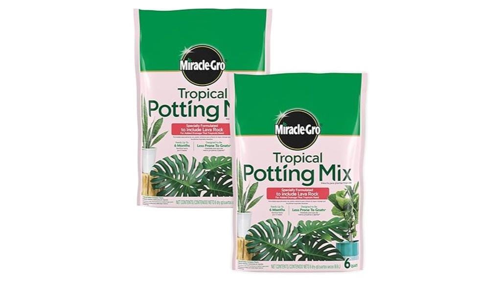 tropical potting mix package