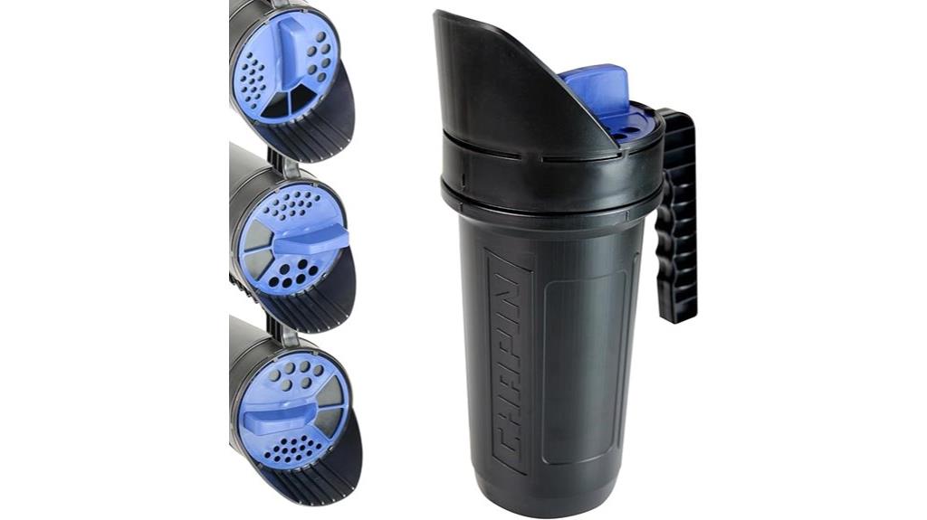 turf salt spreader tool