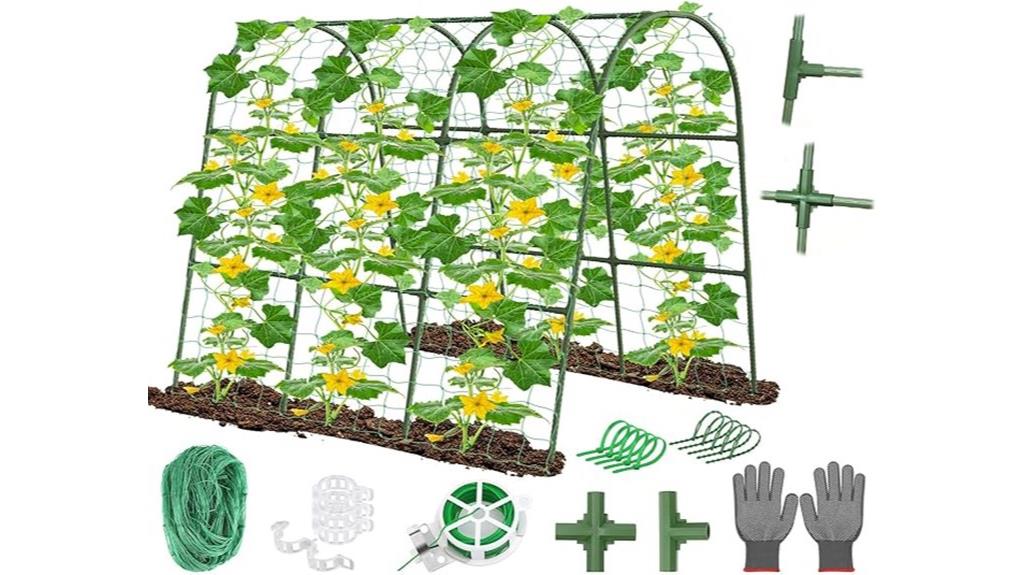 u shape metal garden trellis