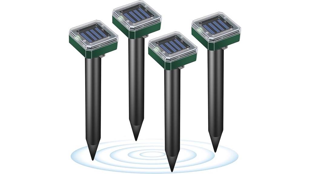 ultrasonic solar mole repellent