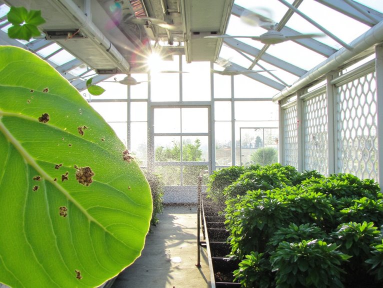 ventilation reduces plant pathogens