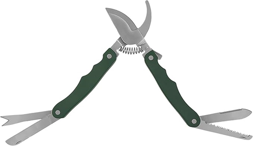 versatile gardening multi tool set