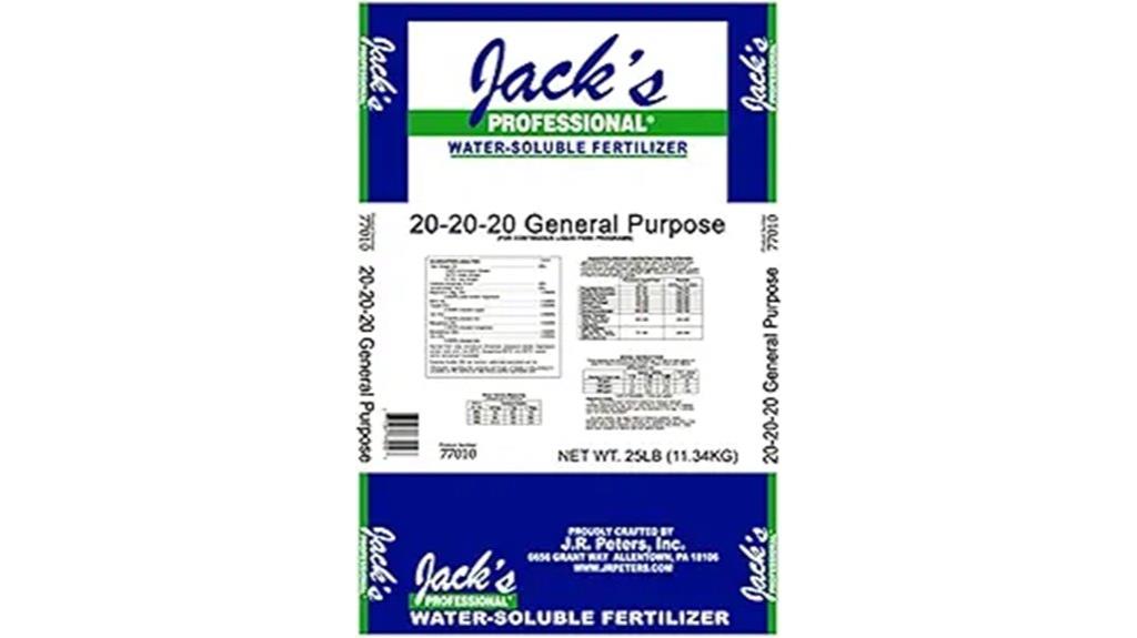 water soluble fertilizer blend