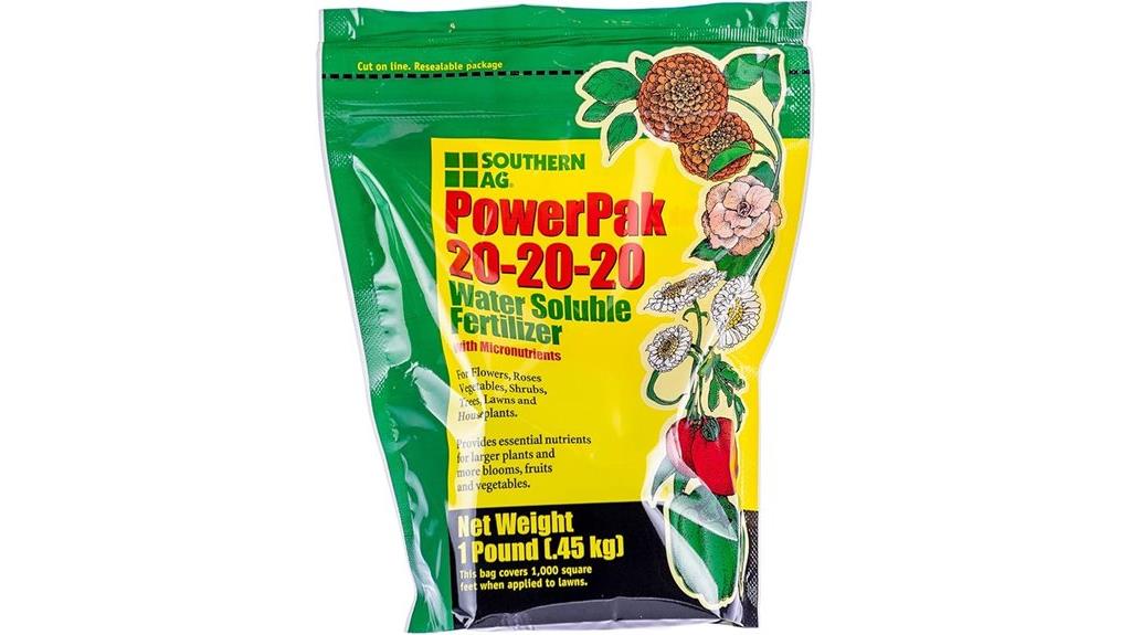 water soluble fertilizer pack