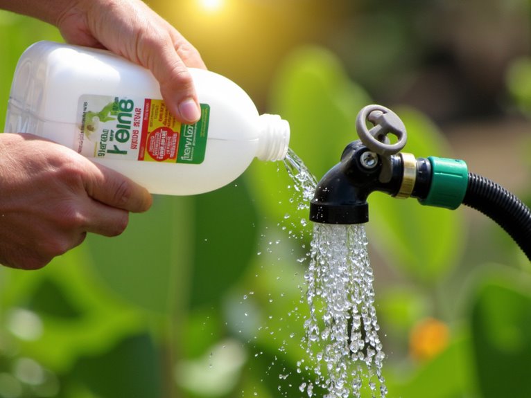 water soluble nutrient application