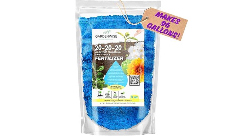 water soluble plant fertilizer