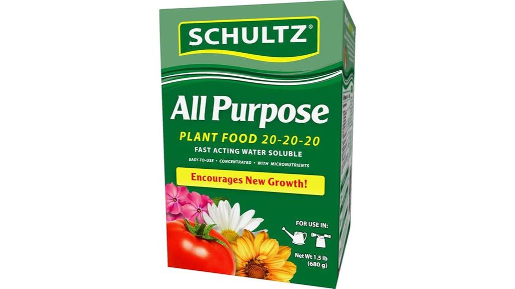 water soluble plant food