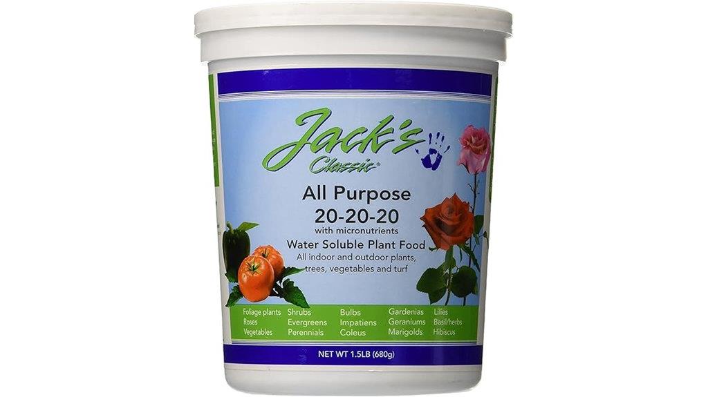 water soluble plant food